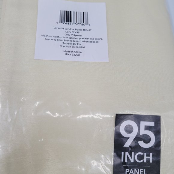 Elrene Home Fashions Versailles Faux Silk Room Darkening Window Curtain Panel - Picture 2 of 4